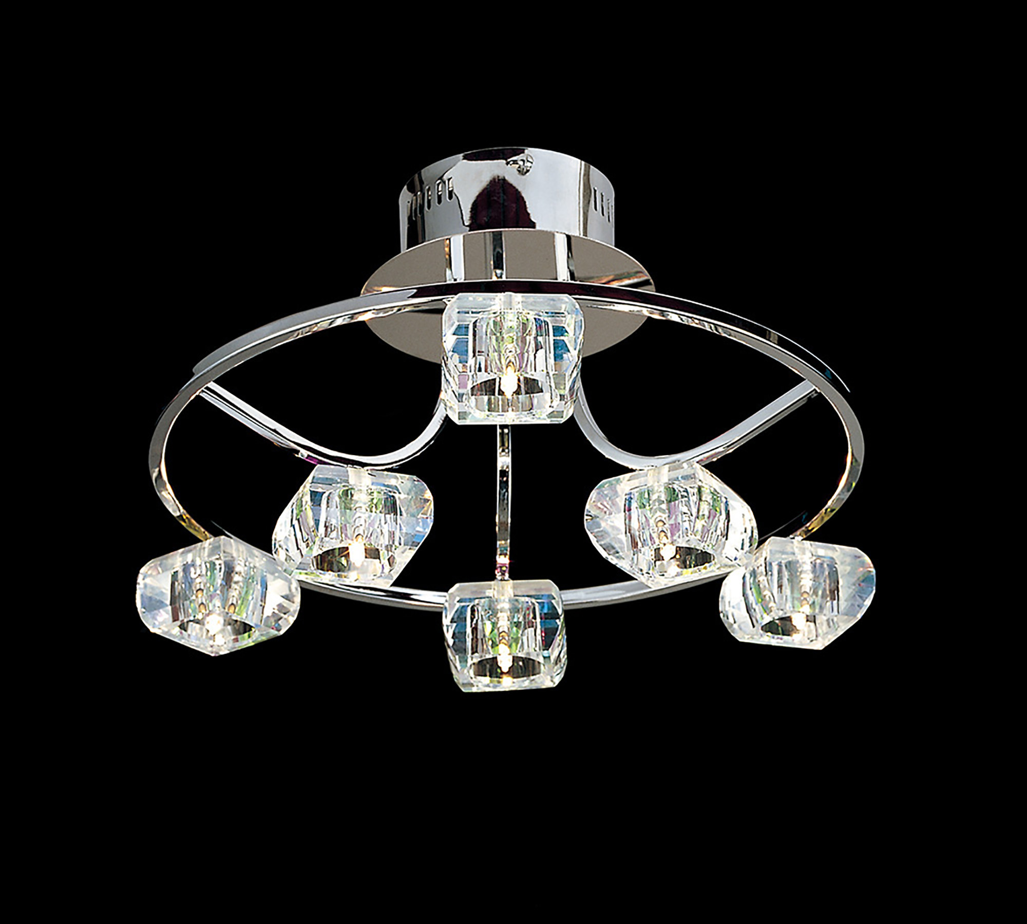 Polana Ceiling Lights Diyas Semi Flush Fittings